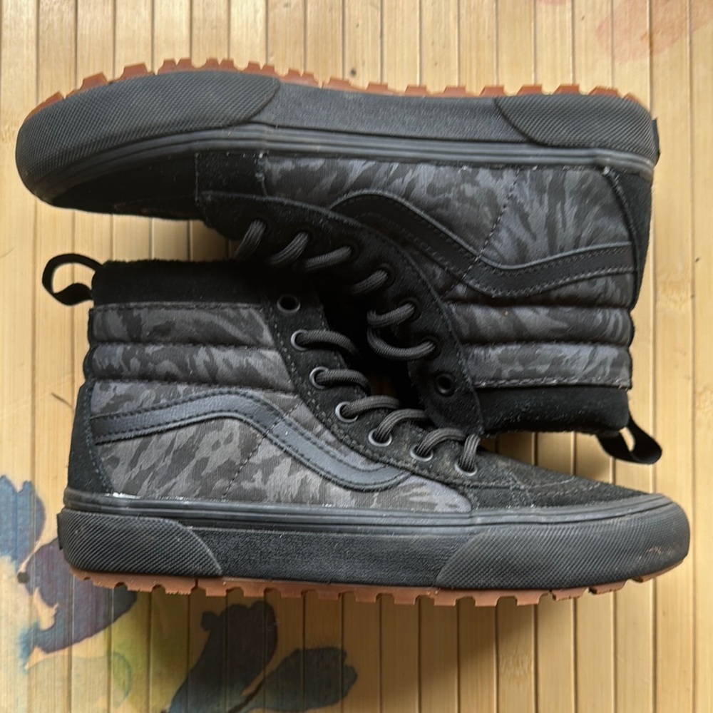 Boys Vans MTE SK8 High Black Camo